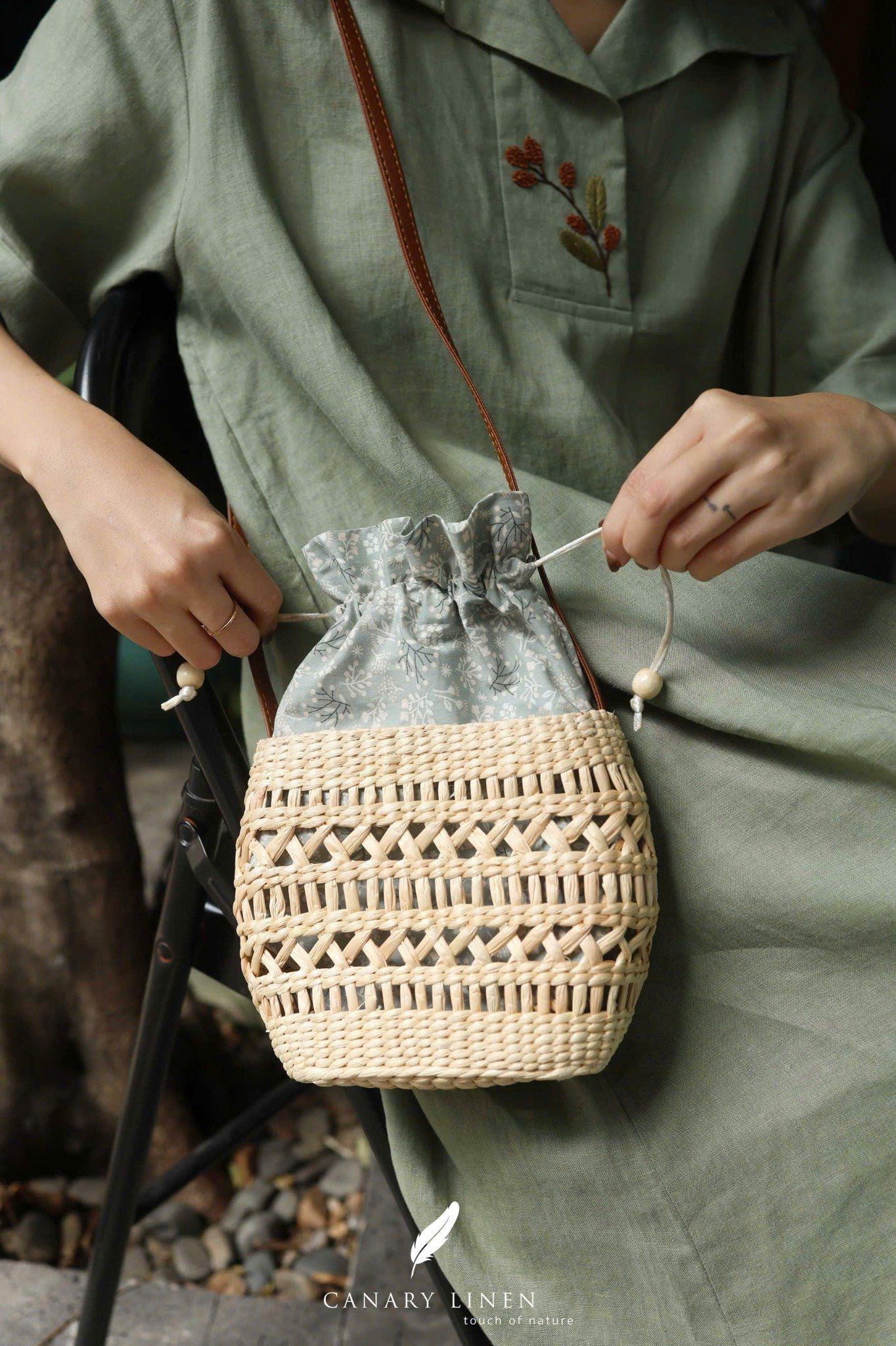  Nomad Bag - Họa tiết rêu nhạt 