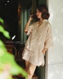  Mira Set - Hoa đỏ nền kem 