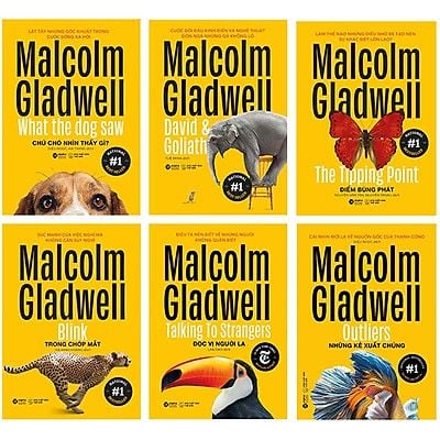 Bộ sách Malcolm Gladwell (6 cuốn) 914k