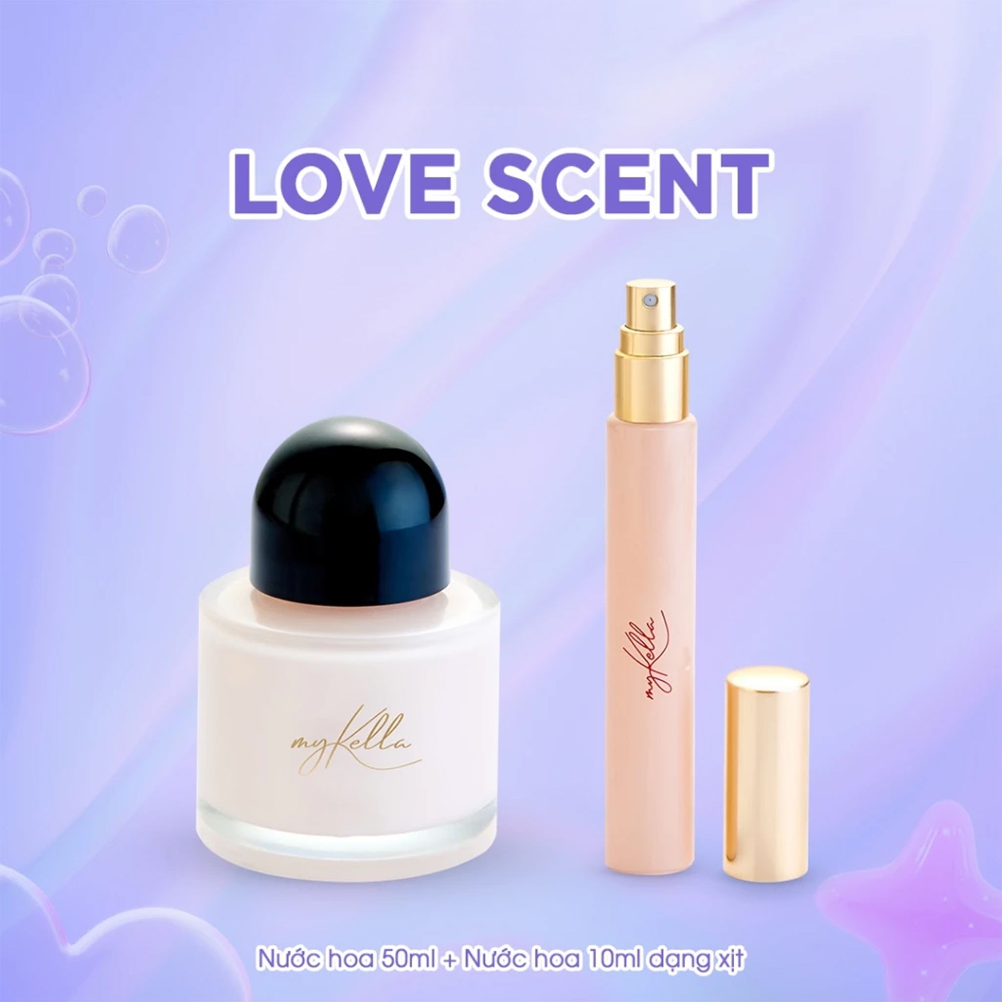 Box quà "Love Scent" [Nước hoa 50ml +Nước hoa 10ml] 