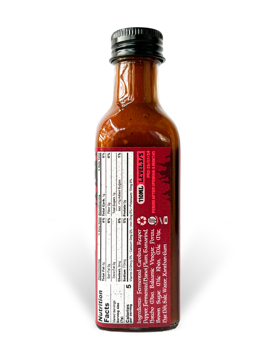  [LIMITED - Level 3/5] Tương ớt mận Hà Nội lên men 