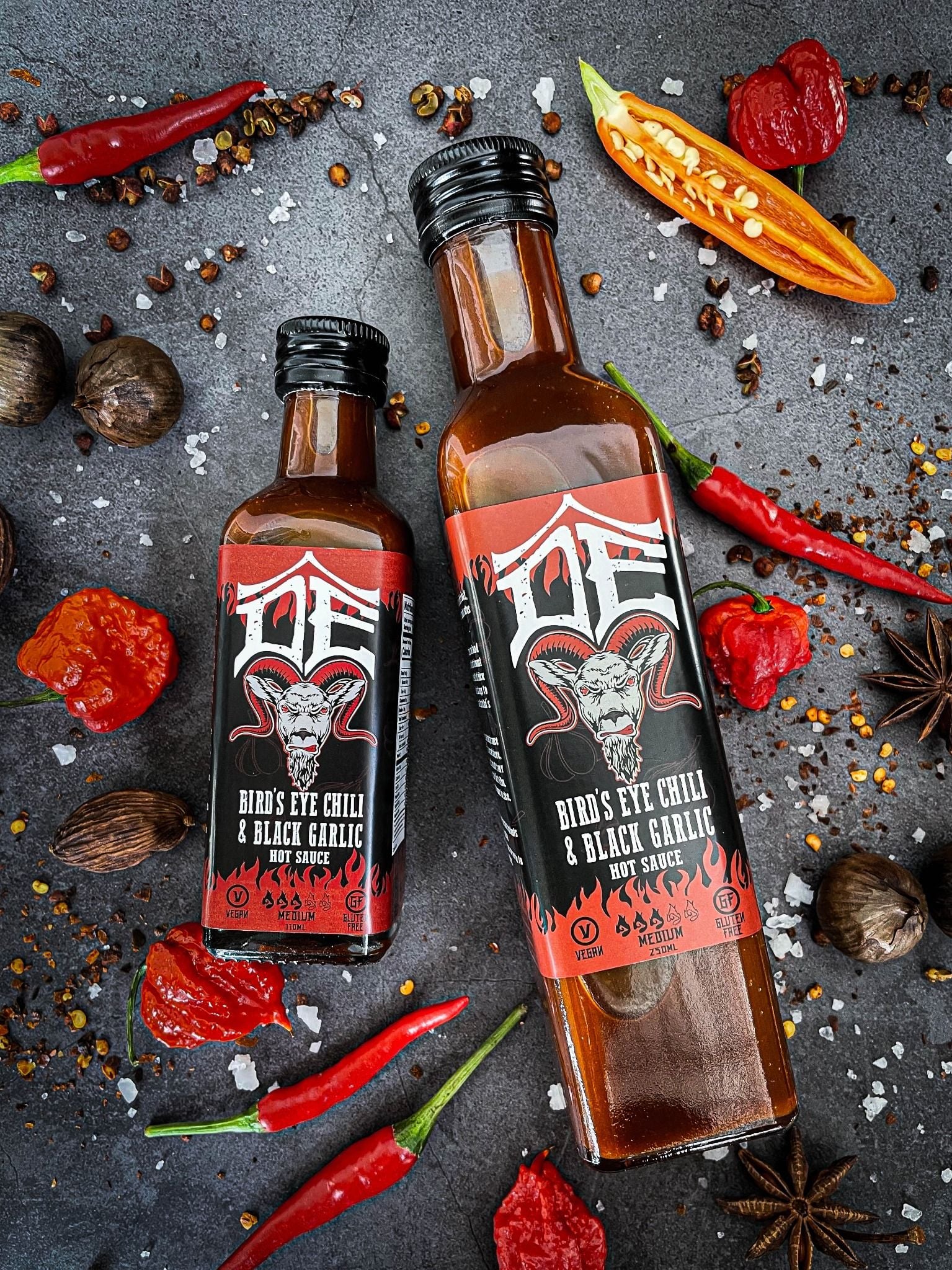  Tương ớt Bird's Eye Chili & Black Garlic 