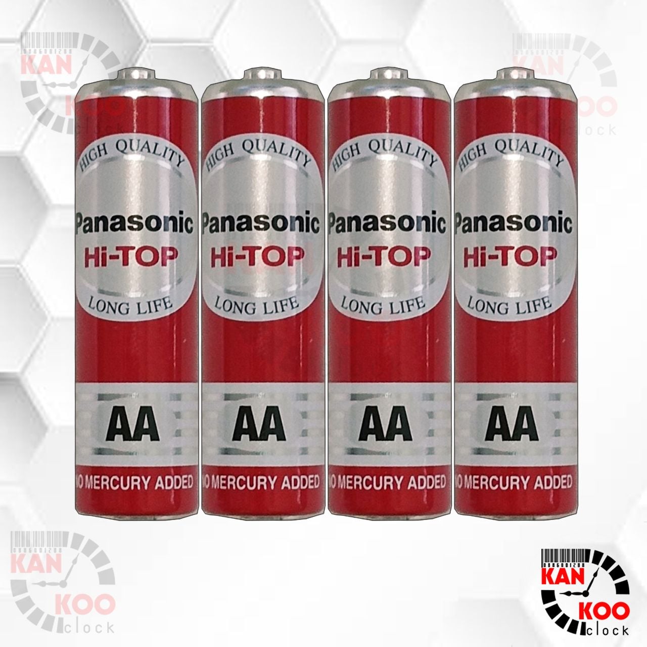  Pin tiểu PANASONIC màu đỏ loại xịn (loại 2A-1.5V) chính hãng bảo hành 36 tháng dùng cho đồng hồ treo tường thông dụng 