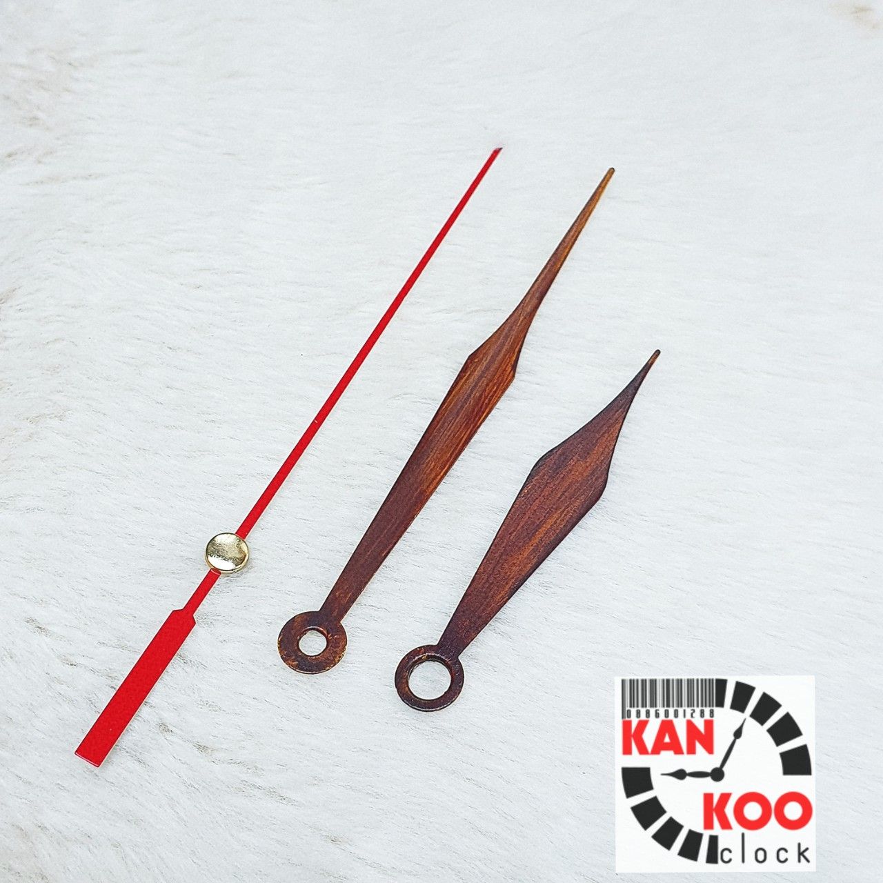  Kim đồng hồ treo tường cao cấp màu gỗ phù hợp mặt đồng hồ 25cm đến 32cm 