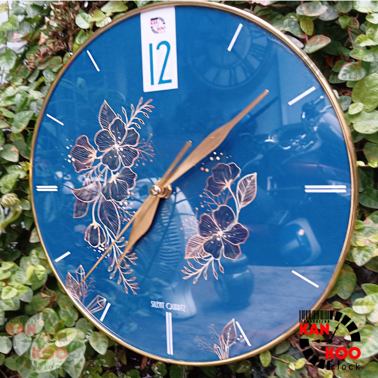  Đồng hồ treo tường tráng gương KANKOO- 007 bảo hành chính hãng 12 tháng 