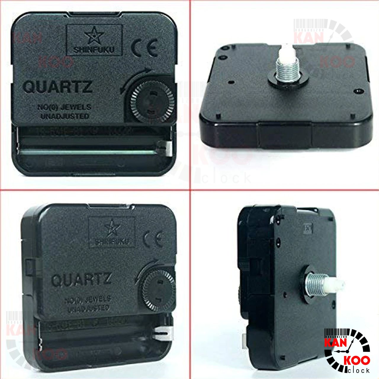  Máy đồng hồ treo tường Nhật Bản chính hãng hiệu Shinfuku-  kim trôi- trục đồng 6mm bảo hành 5 năm phù hợp với các loại đồng hồ treo tường phổ thông 