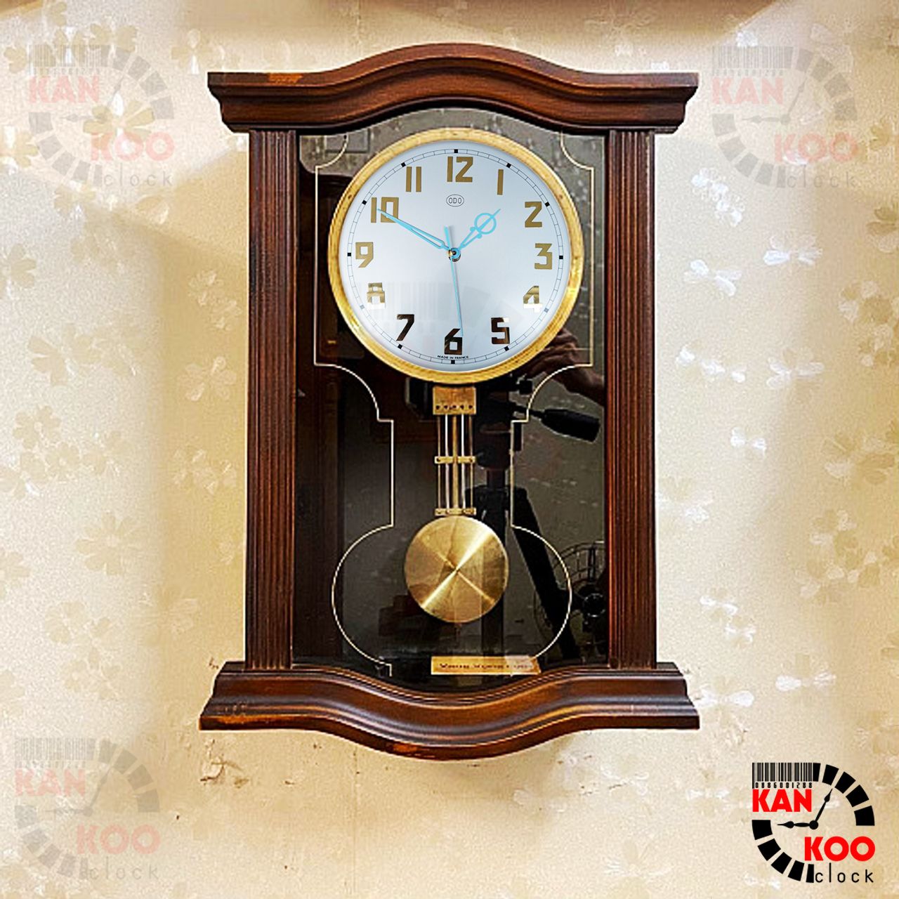  Mặt số nhôm đồng hồ Odo hình tro- số nổi kích thước 19.8cm Kankoo Clock 