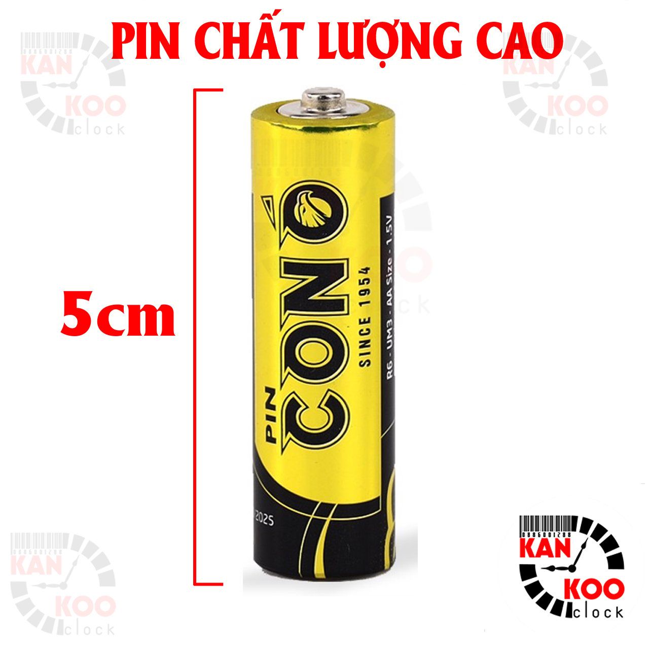  Pin CON Ó AA (2A-1.5V) chính hãng Pinaco, loại mới- CHẤT LƯỢNG CAO 
