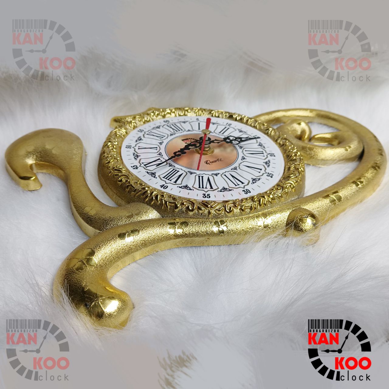  Đồng hồ treo tường- để bàn hình chữ LỘC xi vàng BẢO HÀNH 2 năm 