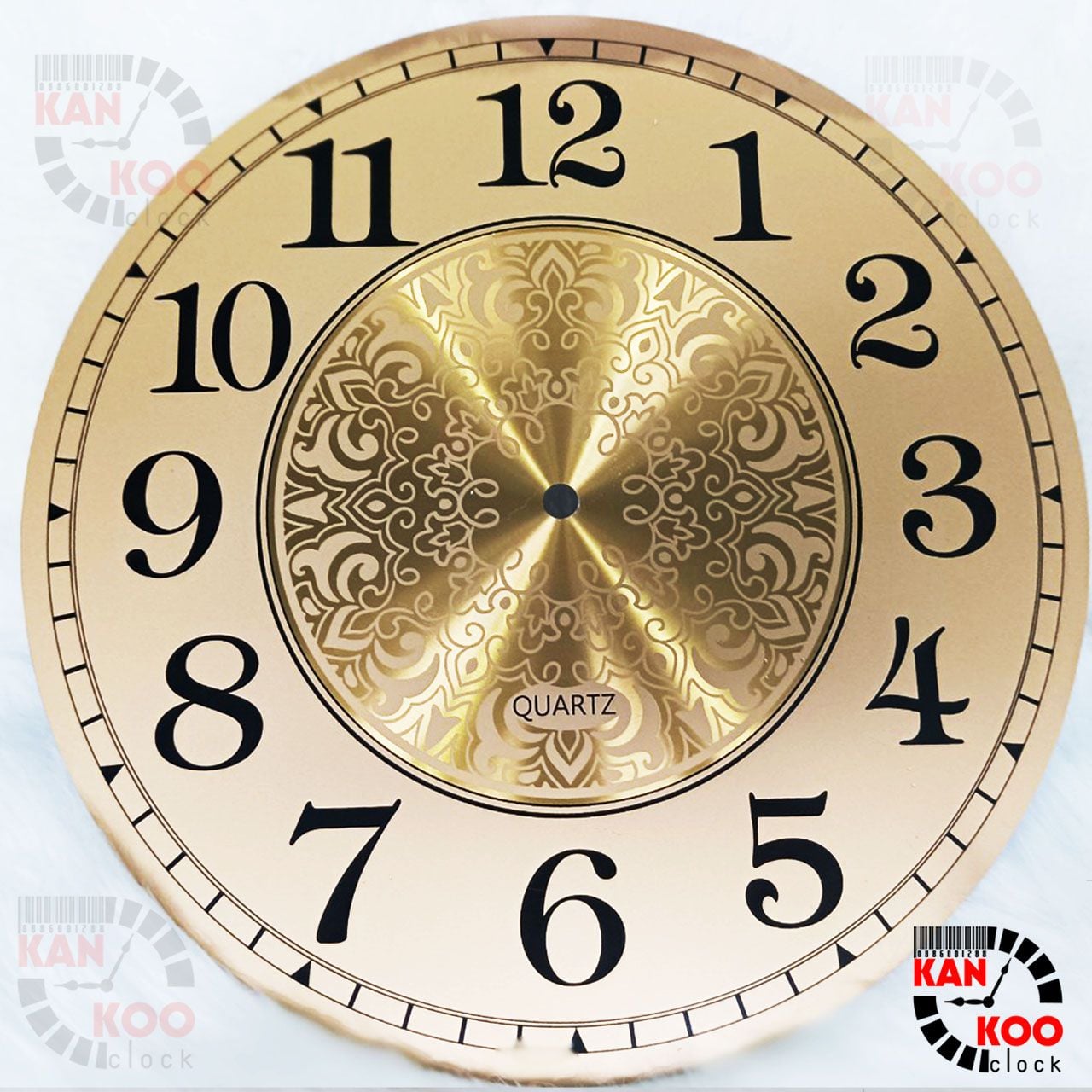  Mặt số đồng hồ treo tường nhôm dày loại XỊN đường kính 30cm (D30)- kiểu số học trò 