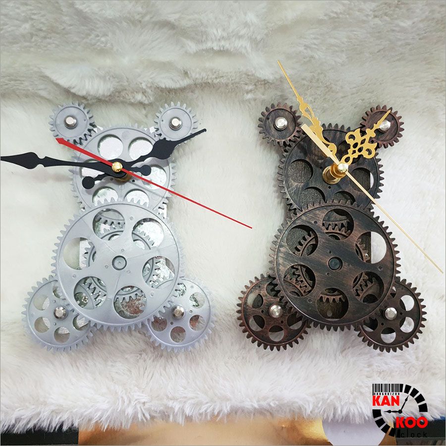  Bộ bánh răng đồng hồ treo tường (Gear Clock) chuyển động liên tục ( Bộ 7 bánh răng) 