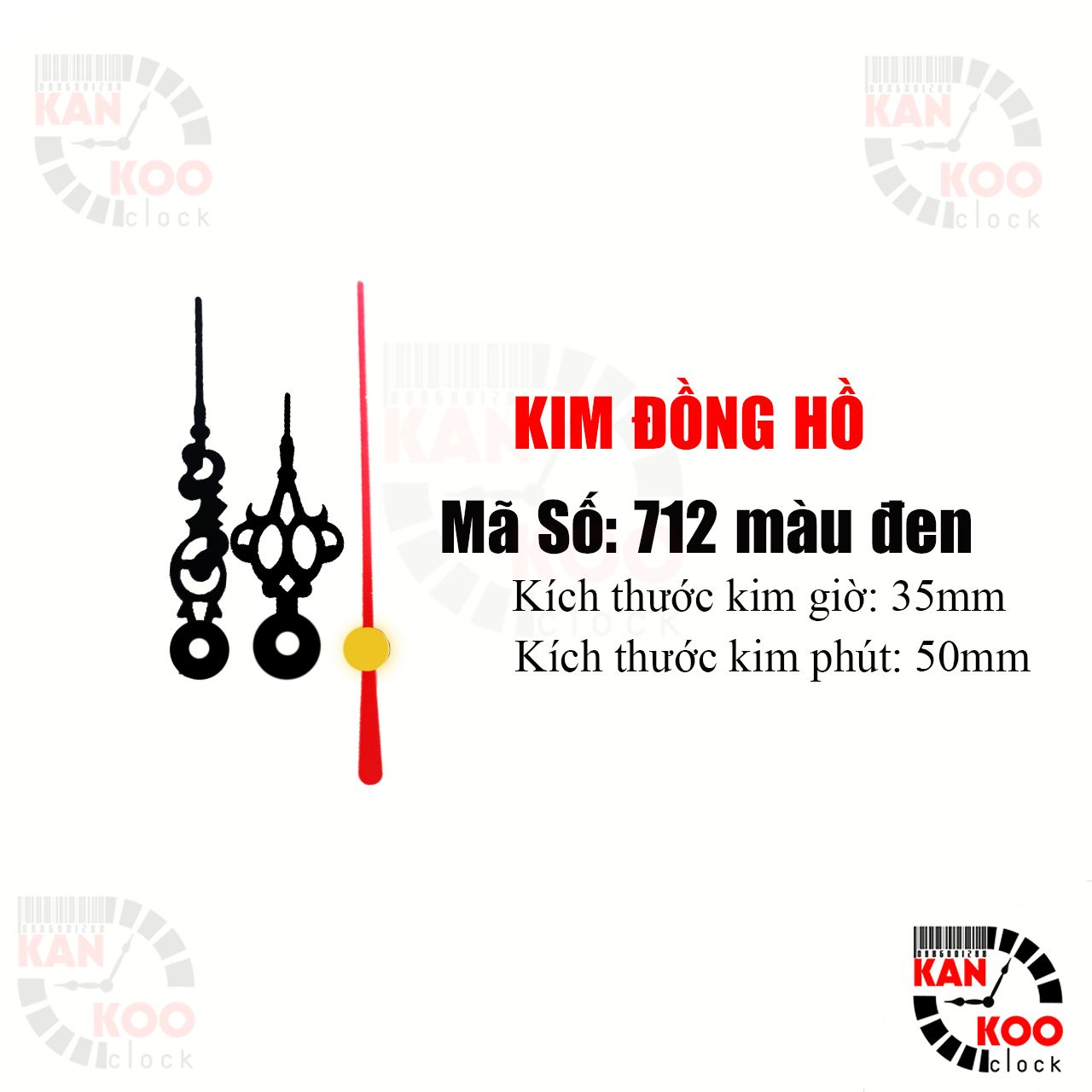  Kim đồng hồ để bàn- treo tường nhỏ Kankoo Clock mã số 712 