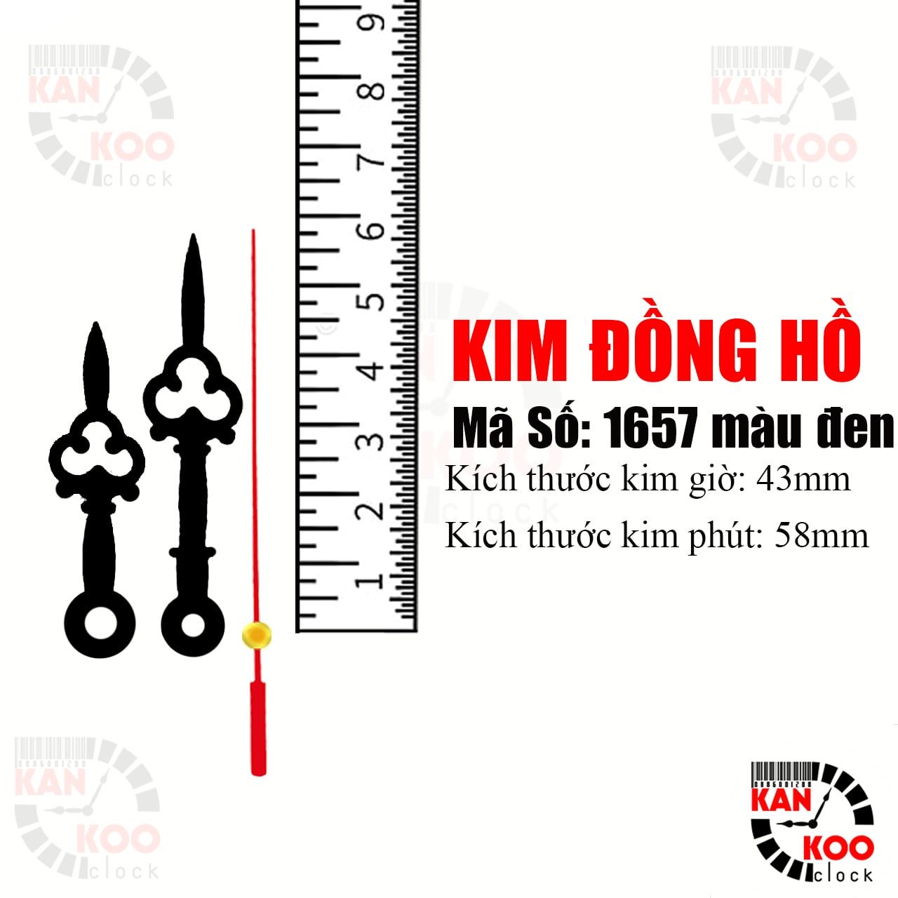  Kim đồng hồ để bàn- treo tường nhỏ Kankoo Clock mã số 1657 