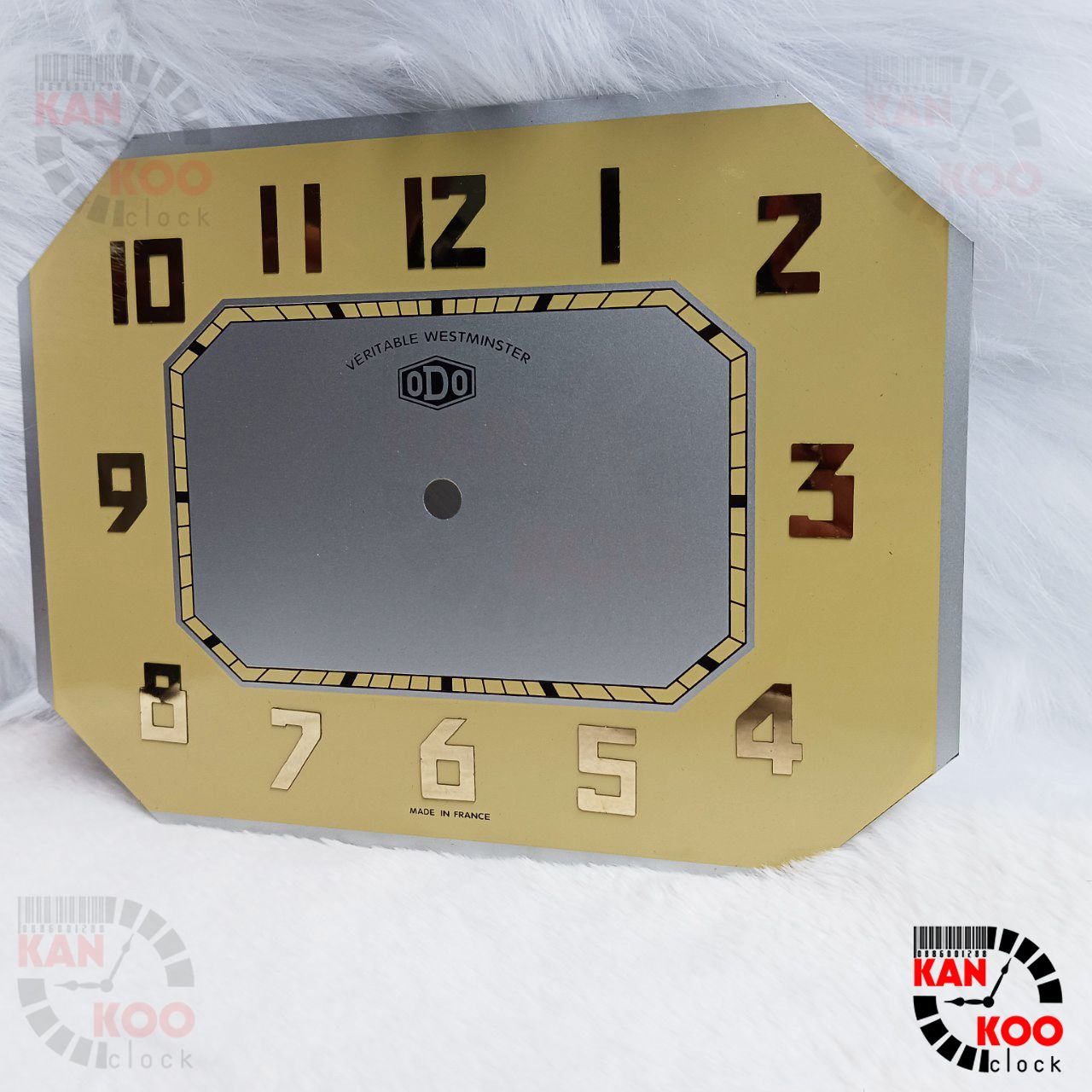  Mặt số nhôm đồng hồ Odo, mặt bát giác ngang Kankoo Clock 