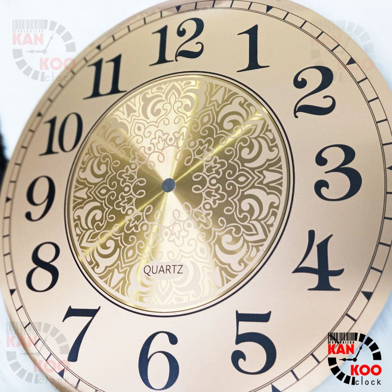  Mặt số đồng hồ treo tường nhôm dày loại XỊN đường kính 30cm (D30)- kiểu số học trò 