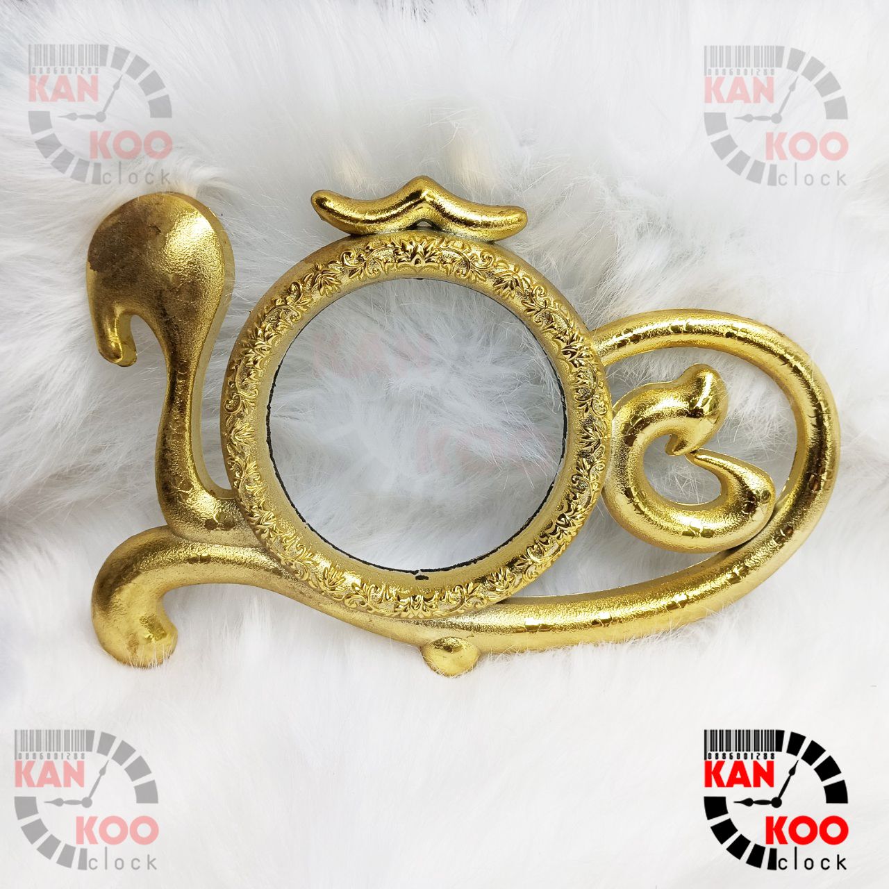  Đồng hồ treo tường- để bàn hình chữ LỘC xi vàng BẢO HÀNH 2 năm 