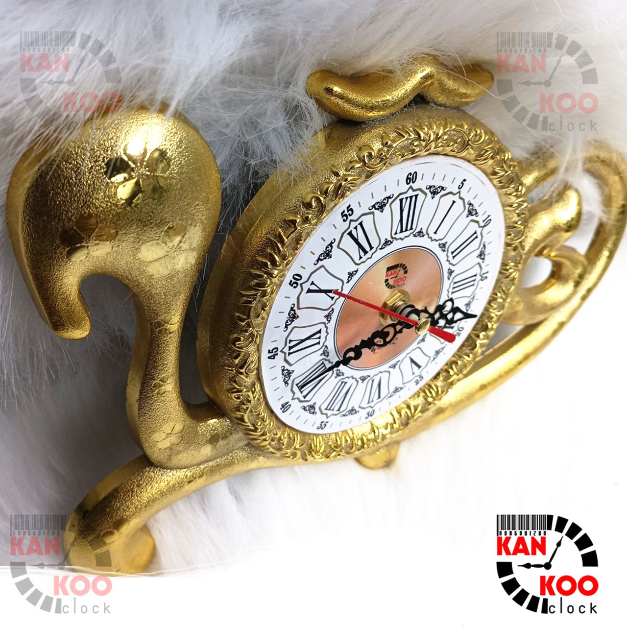  Đồng hồ treo tường- để bàn hình chữ LỘC xi vàng BẢO HÀNH 2 năm 