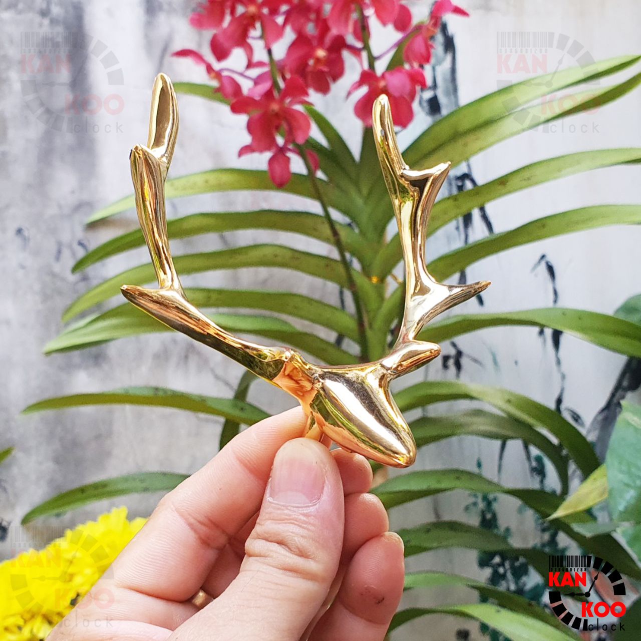  Đầu hươu trang trí, gắn đồng hồ treo tường, móc treo đồ, treo chìa khóa... 