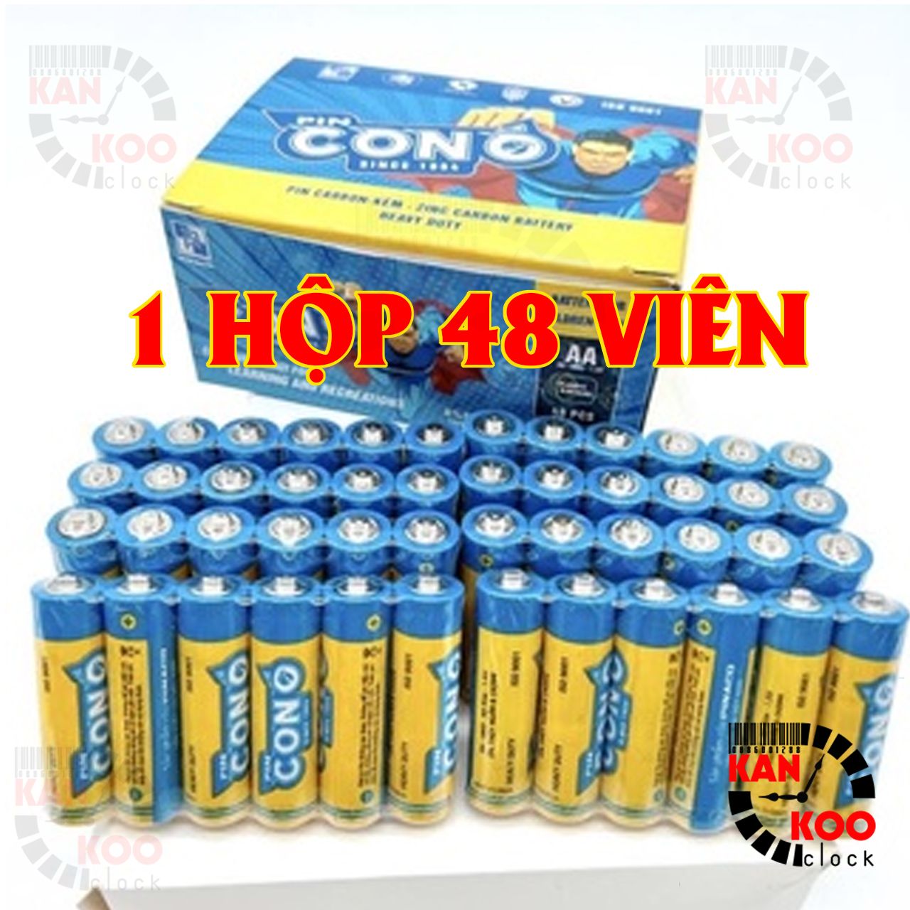  Pin CON Ó AA (2A-1.5V) chính hãng Pinaco, loại mới- CHẤT LƯỢNG CAO 