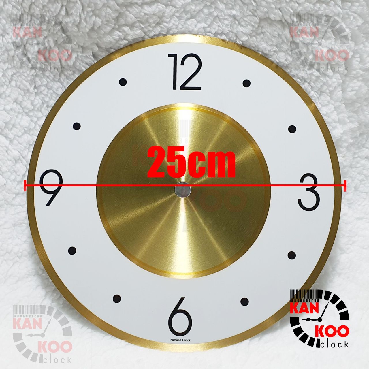  Mặt số NGHỆTHUẬT-25CM-trắng- bằng nhôm đồng hồ cao cấp 25cm NGHỆ THUẬT chất lượng trên 10 năm 