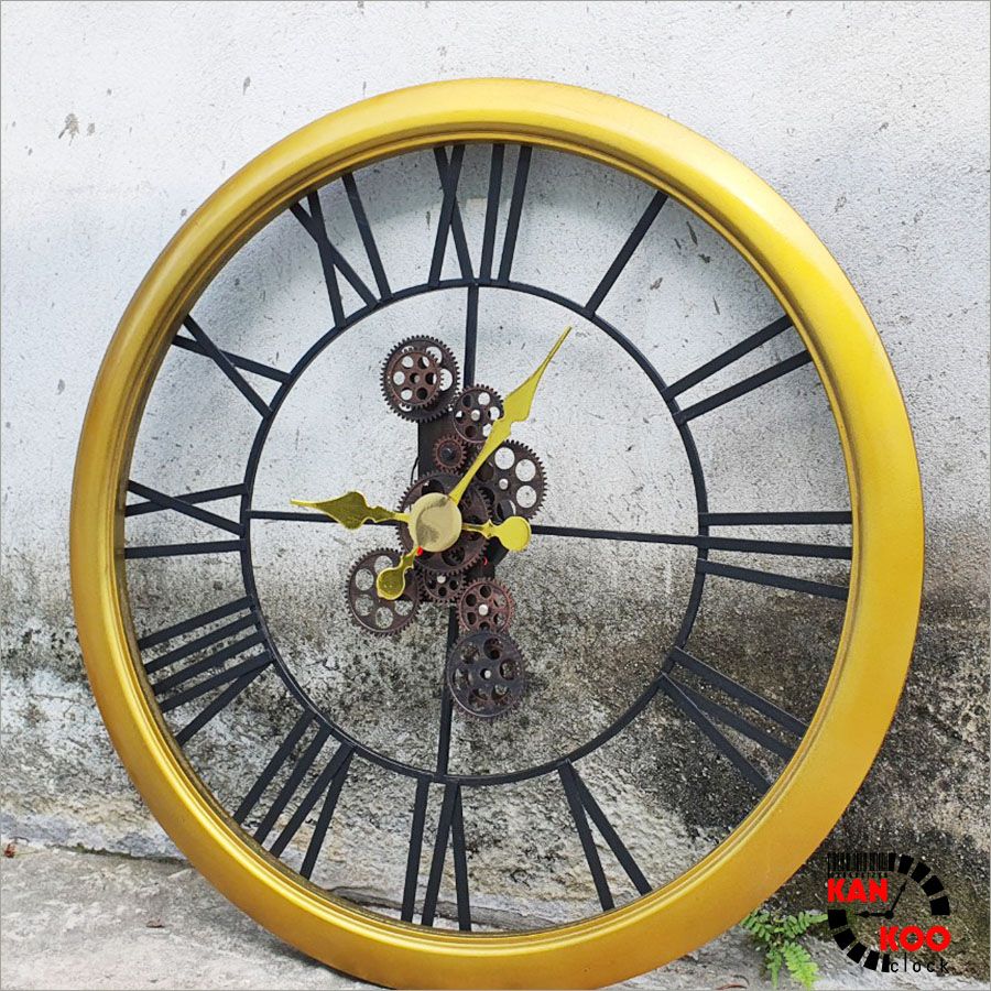  Bộ bánh răng đồng hồ treo tường (Gear Clock) chuyển động liên tục 12 bánh răng chuyển động 