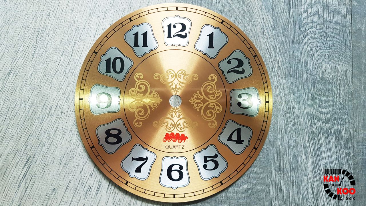  Mặt số Bông đồng hồ treo tường bằng nhôm đường kính 20cm (D20), mã số MS-B20 
