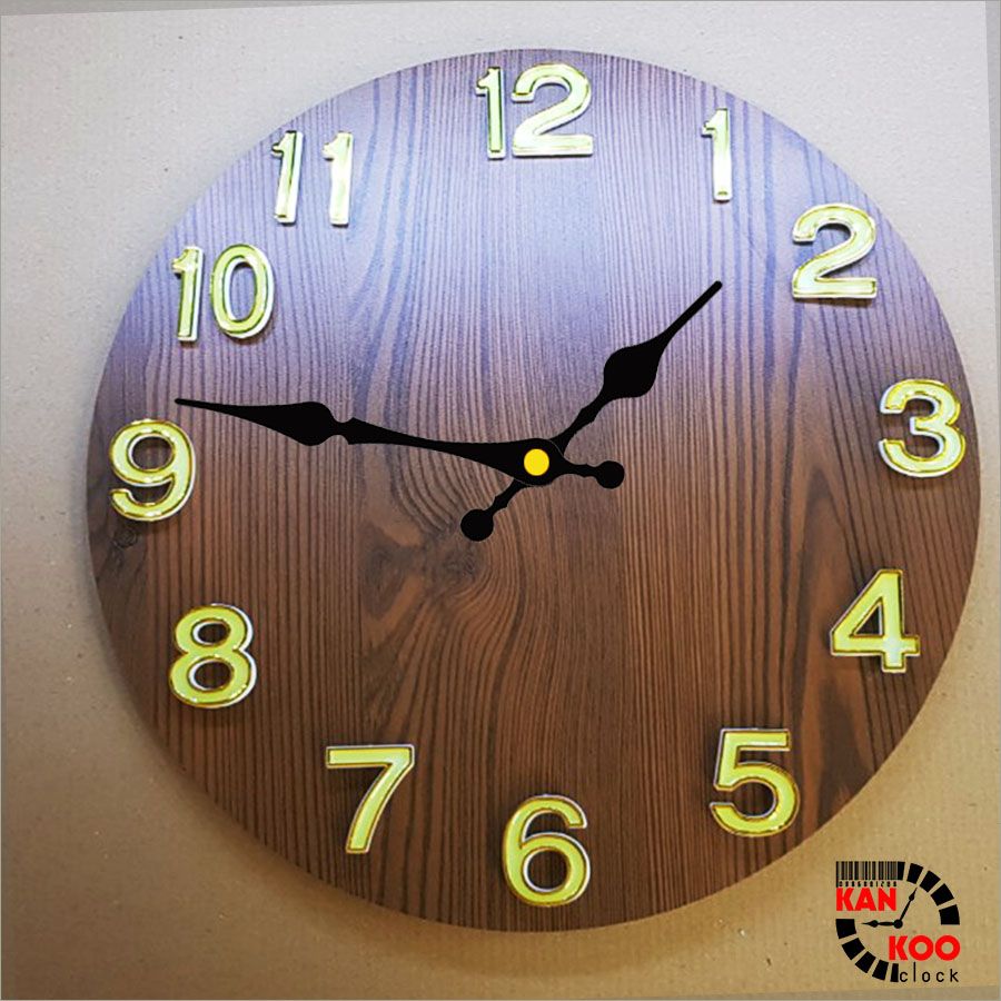  Bộ số xi vàng, Dạ Quang, gắn đồng hồ treo tường 