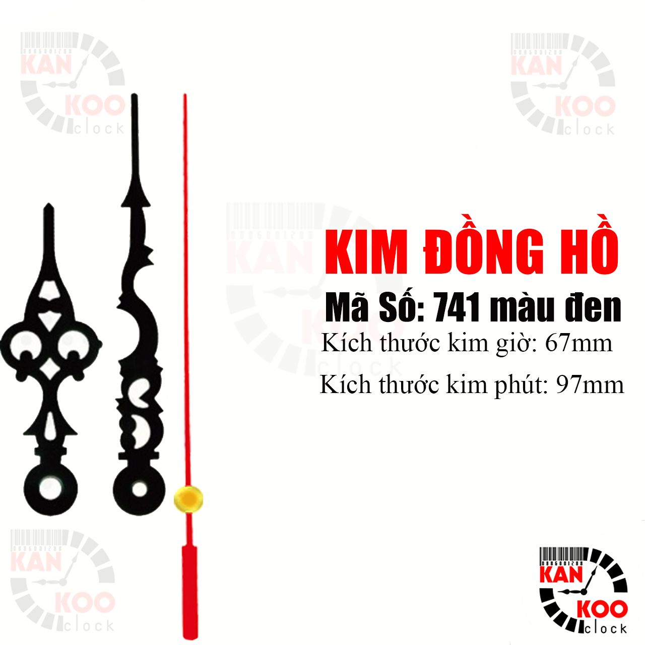  Kim đồng hồ treo tường mã số 741 