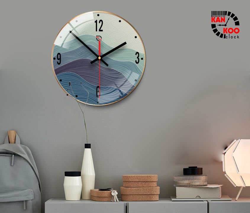  Đồng hồ treo tường tráng gương KANKOO- 011 bảo hành chính hãng 12 tháng 