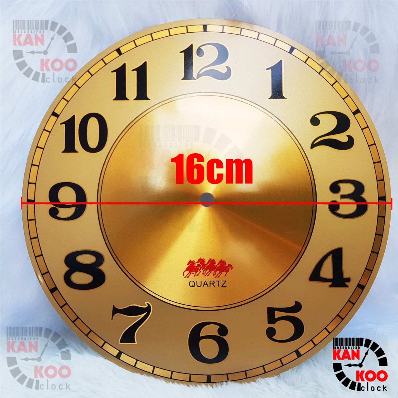  Mặt số đồng hồ NHỤ ĐỒNG treo tường bằng nhôm đường kính 20cm (D20), mã số MS-NĐ20 