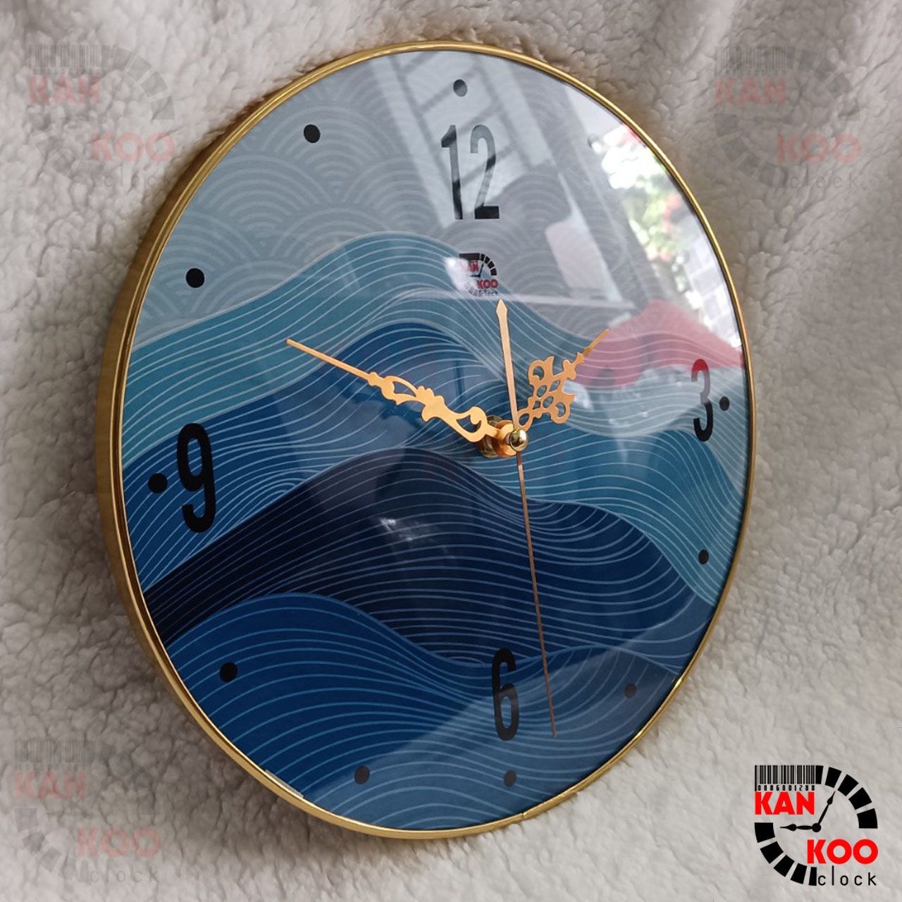  Đồng hồ treo tường tráng gương KANKOO- 011 bảo hành chính hãng 12 tháng 