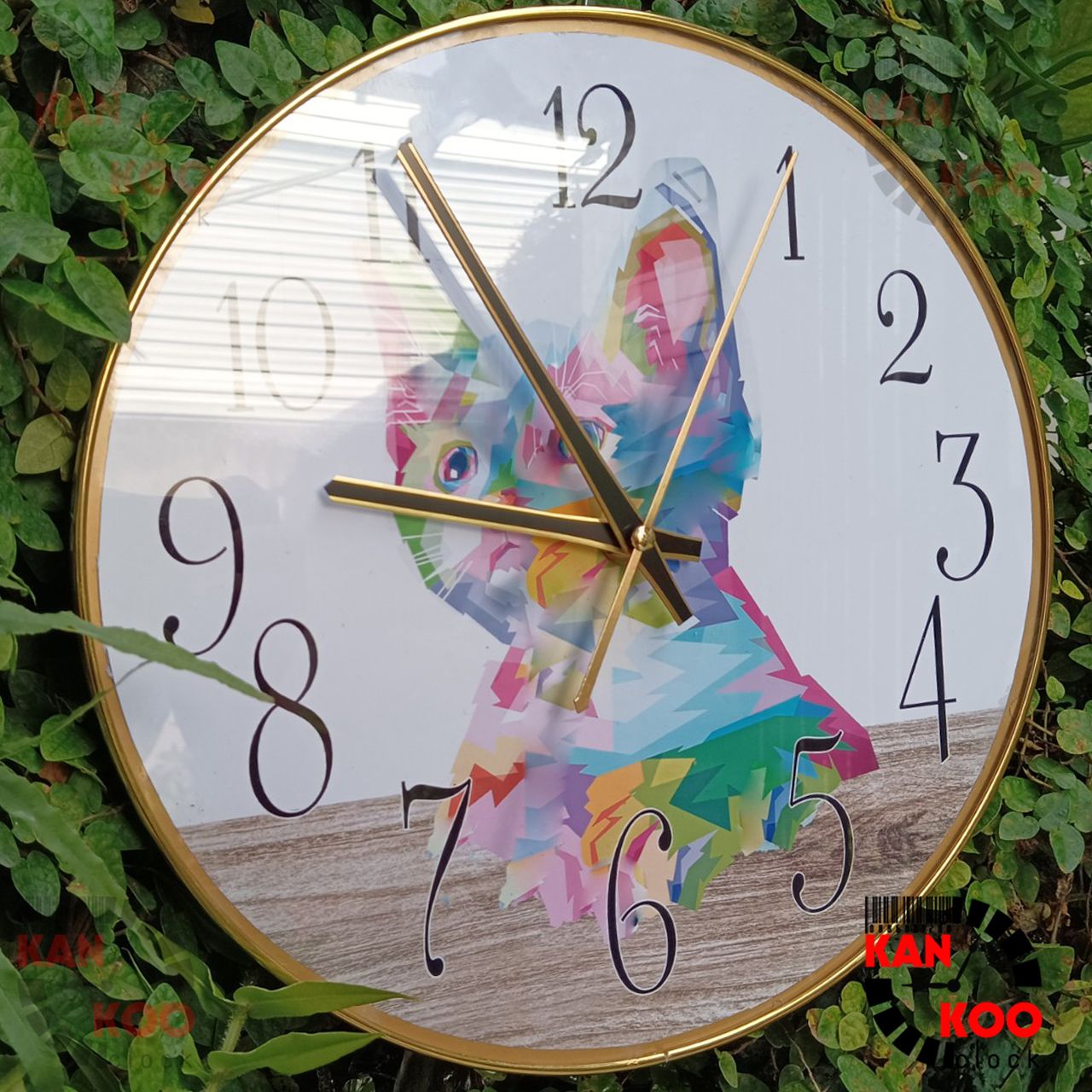  Đồng hồ treo tường tráng gương KANKOO- 007 bảo hành chính hãng 12 tháng 