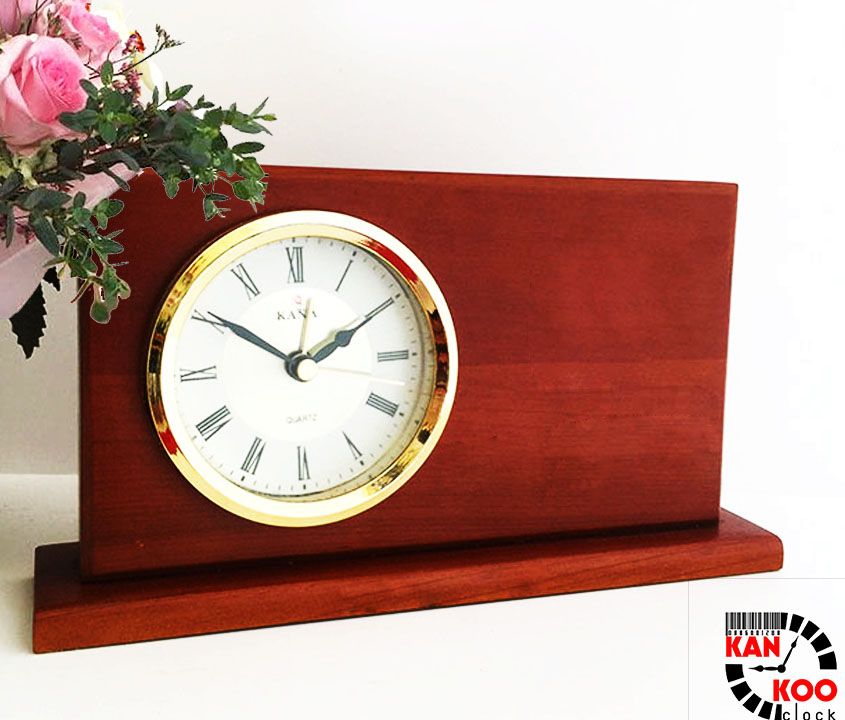  Bộ máy đồng hồ gắn đồng hồ để bàn gỗ, kính làm quà tặng đường kinh 89cm, xi vàng, báo thức 
