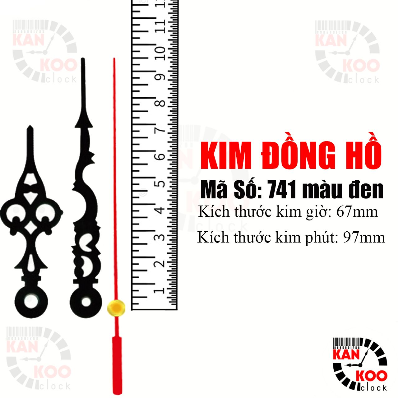  Kim đồng hồ treo tường mã số 741 