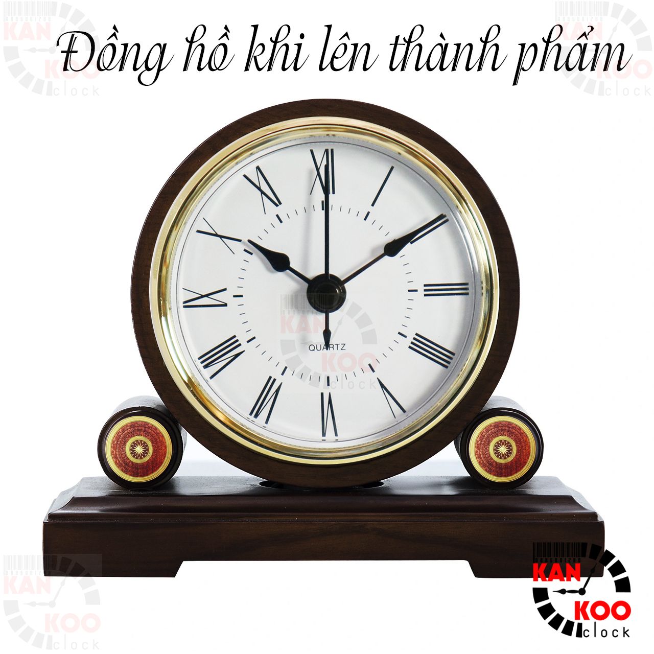  Bộ máy đồng hồ gắn đồng hồ để bàn gỗ, kính làm quà tặng đường kinh 80cm, xi vàng, bảo hành 2 năm 