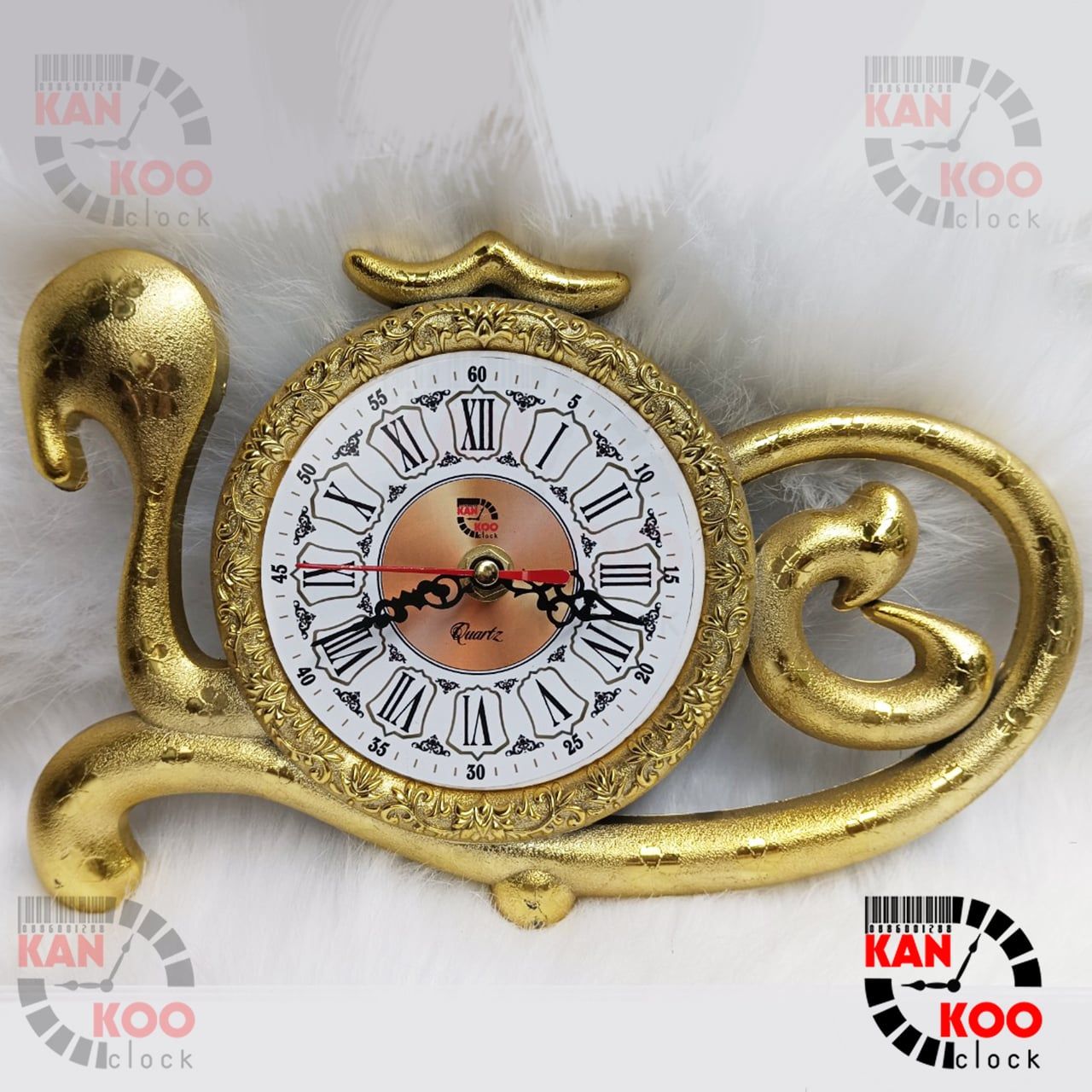  Đồng hồ treo tường- để bàn hình chữ LỘC xi vàng BẢO HÀNH 2 năm 