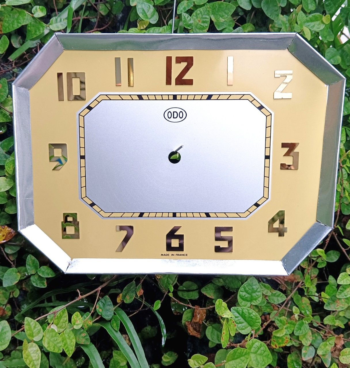  Mặt số nhôm đồng hồ Odo, mặt bát giác ngang Kankoo Clock phiên bản mới nhôm dày 5 dem- Có bán kèm viền 