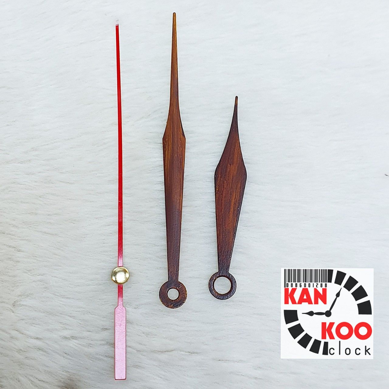  Kim đồng hồ treo tường cao cấp màu gỗ phù hợp mặt đồng hồ 25cm đến 32cm 