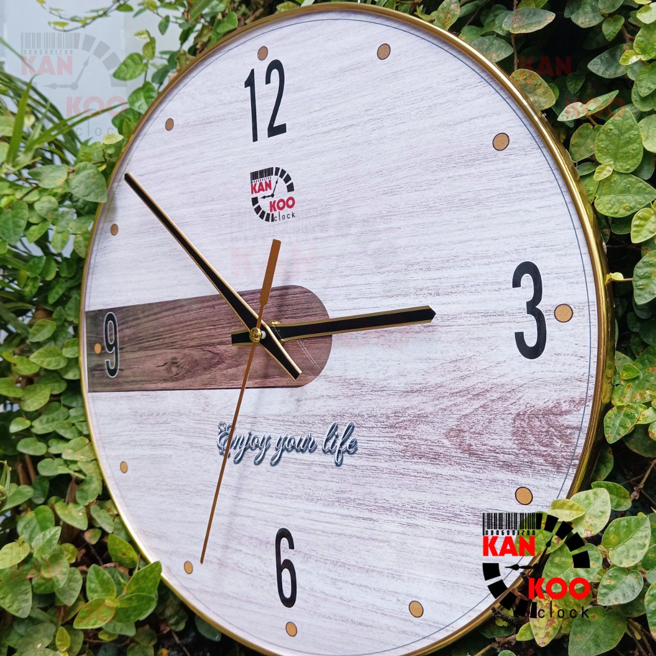  Đồng hồ treo tường tráng gương KANKOO-006 đường kính 30cm 