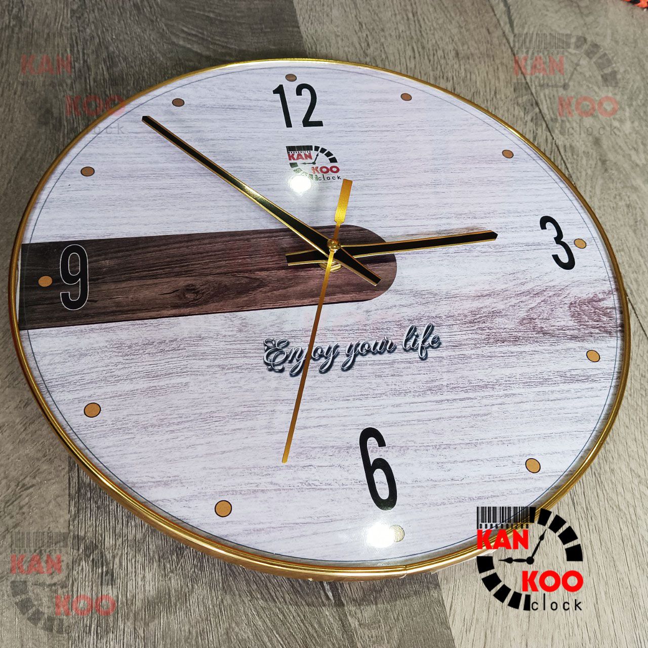  Đồng hồ treo tường tráng gương KANKOO-006 đường kính 30cm 