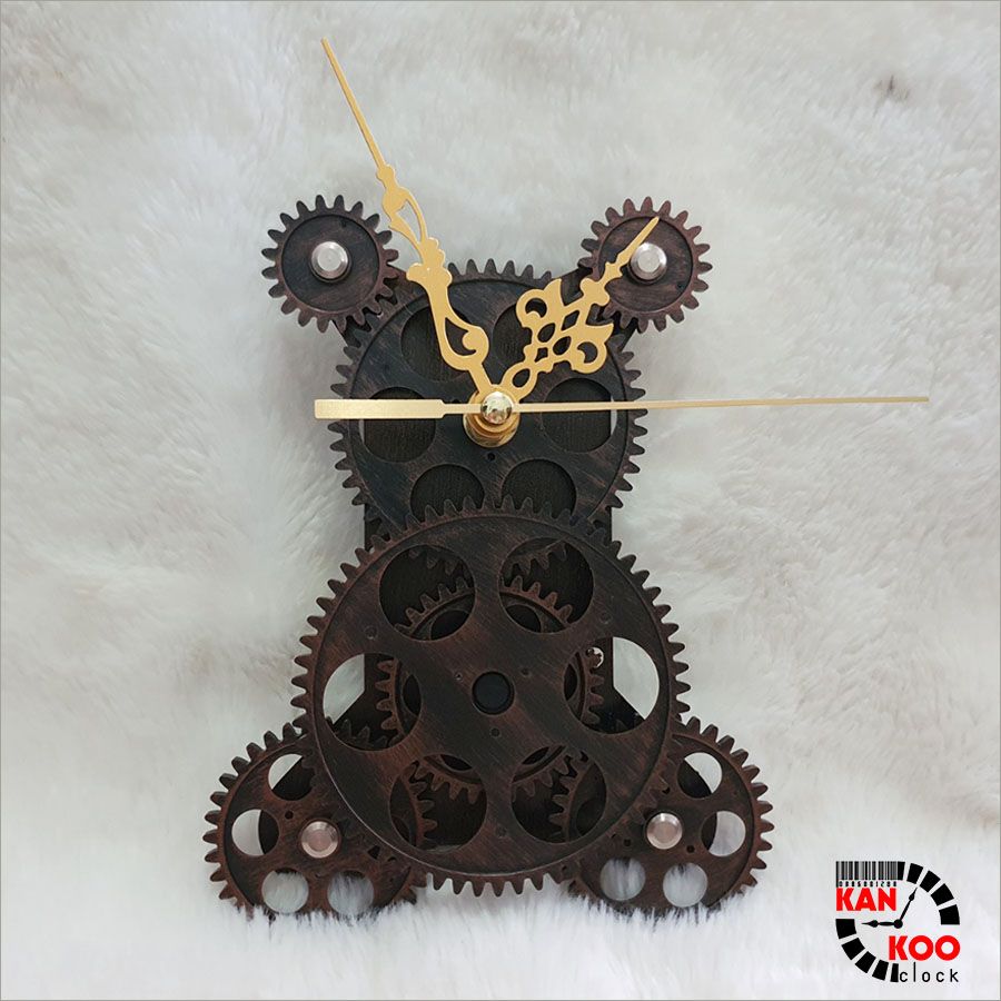  Bộ bánh răng đồng hồ treo tường (Gear Clock) chuyển động liên tục ( Bộ 7 bánh răng) 