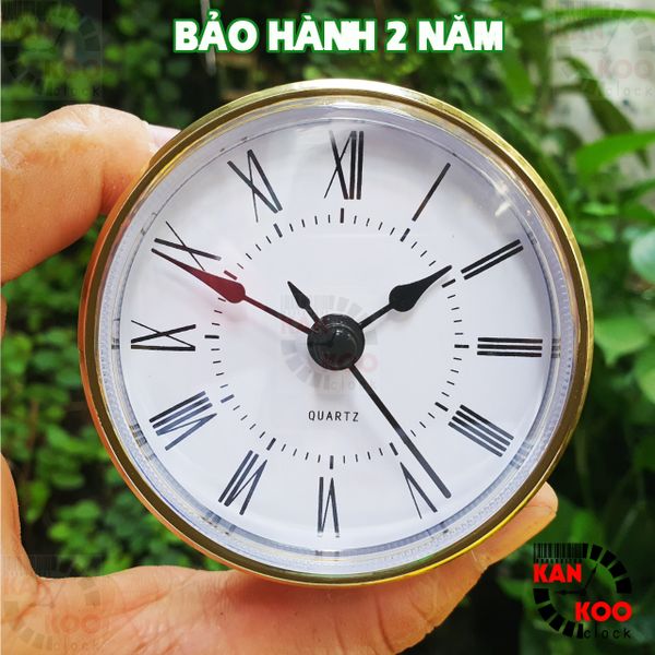  Bộ máy đồng hồ gắn đồng hồ để bàn gỗ, kính làm quà tặng đường kinh 70cm, xi vàng, bảo hành 2 năm 