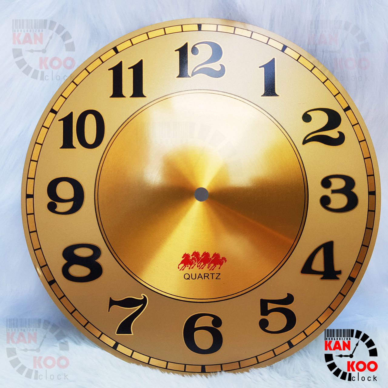  Mặt số đồng hồ treo tường nhôm đường kính 25.2cm (D252)- kiểu số Học Trò 