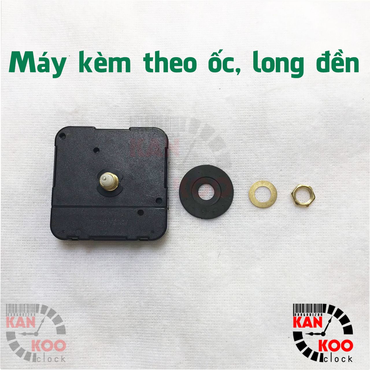  [HÀNG ĐỘC-LẠ] Máy đồng hồ treo tường CHẠY 24H- trục đồng dài 6mm  BẢO HÀNH 24 tháng- dùng cho đồng hồ treo tường cỡ 10cm đến 60cm 