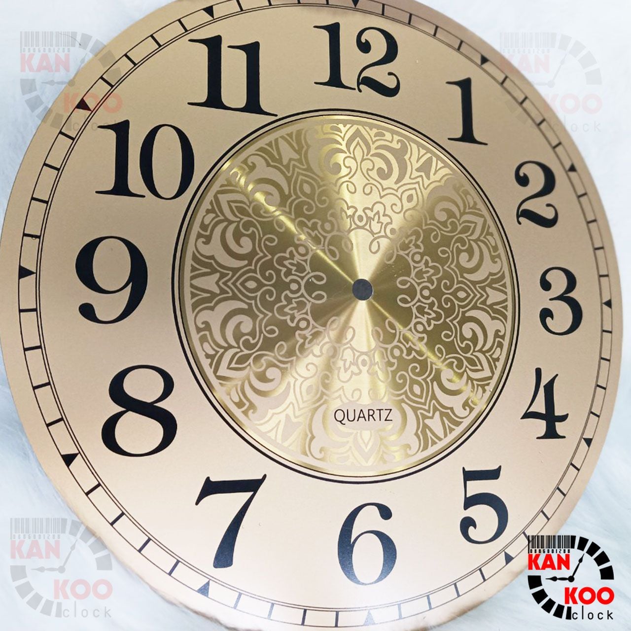  Mặt số đồng hồ treo tường nhôm dày loại XỊN đường kính 30cm (D30)- kiểu số học trò 