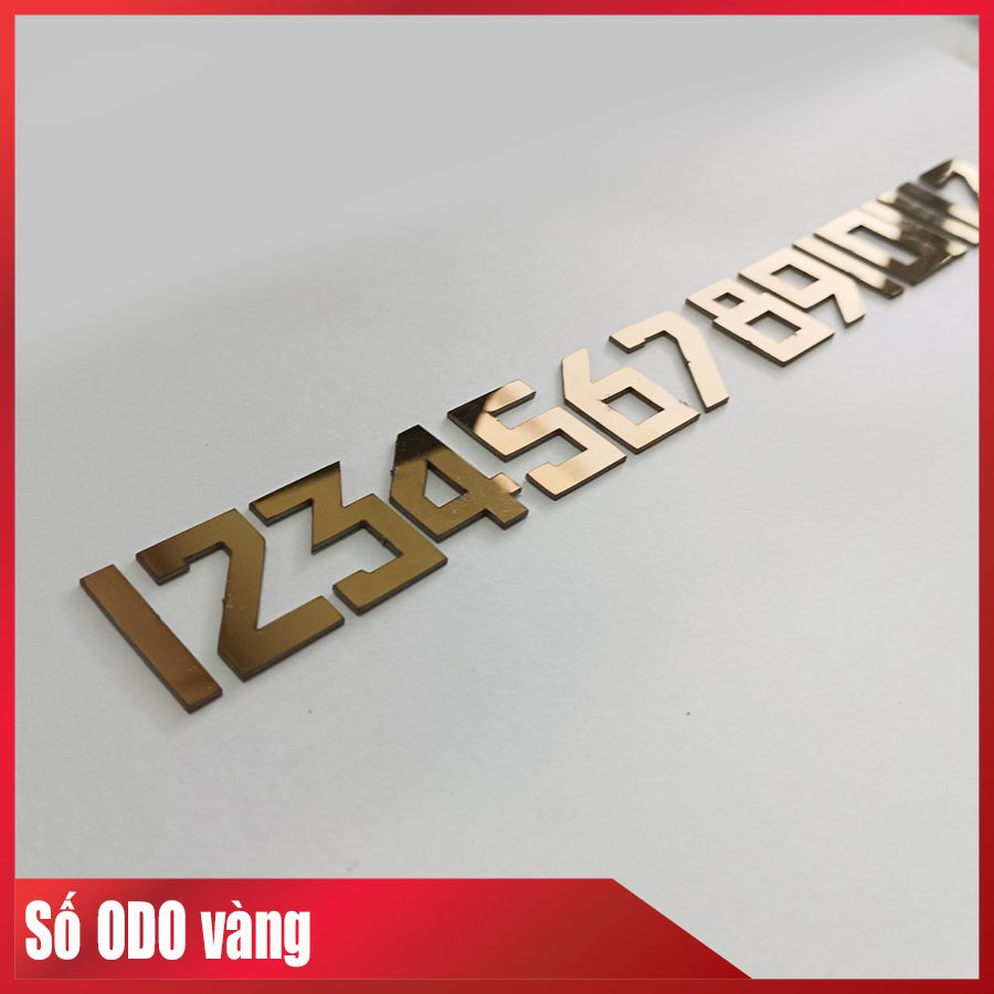  Bộ số gắn mặt đồng hồ Odo mặt bát giác ngang, bát giác đứng, Odo tròn 