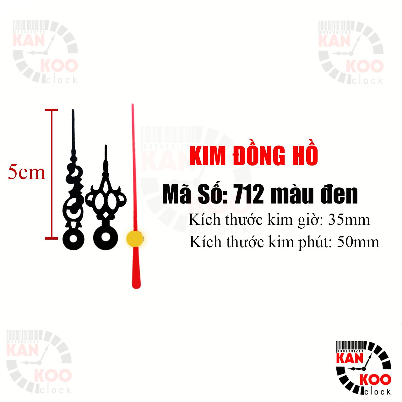  Kim đồng hồ để bàn- treo tường nhỏ Kankoo Clock mã số 712 