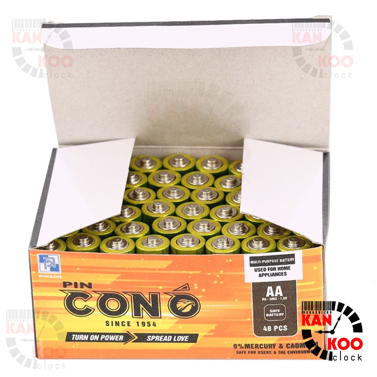  Pin CON Ó AA (2A-1.5V) chính hãng Pinaco, loại mới- CHẤT LƯỢNG CAO 