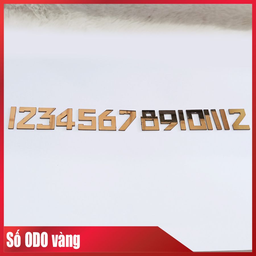  Bộ số gắn mặt đồng hồ Odo mặt bát giác ngang, bát giác đứng, Odo tròn 