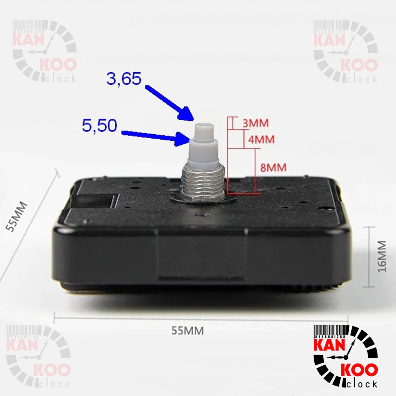  Máy đồng hồ treo tường KIM TRÔI XỊN SUZUKI chính hãng bảo hành 5 năm, Bánh xe màu đen, trục kim 
